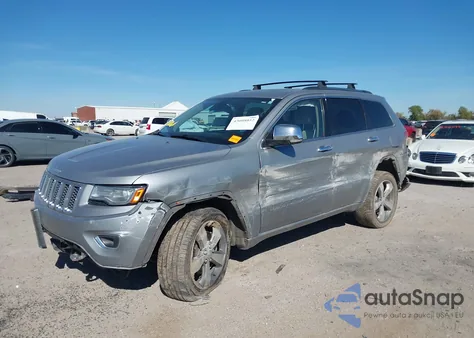 2014 Jeep Grand Cherokee Overland from USA, damaged, VIN 1C4RJFCT1EC389136